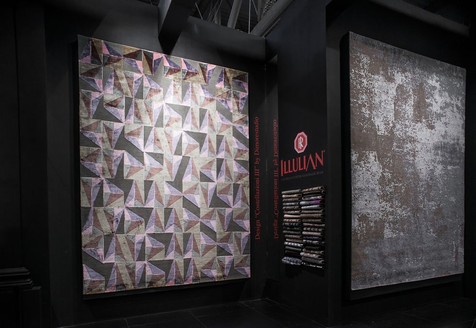 La collezione di tappeti moderni  Costellazioni III disegnate da Dimore Studio per Illulian