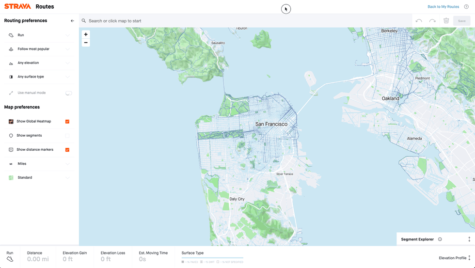 strava routes