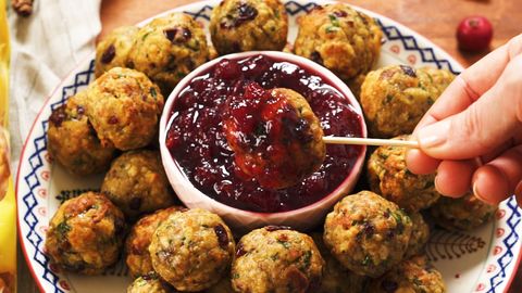 preview for These Turkey & Stuffing Meatballs Best Of Thanksgiving, Totally Remixed