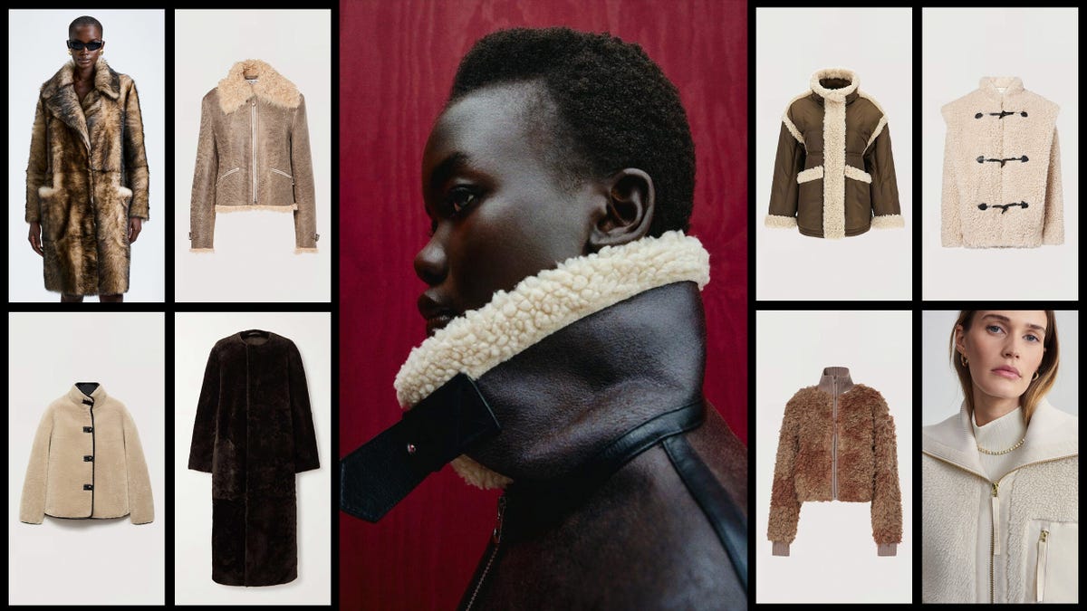 The 12 Best Shearling Coats for Women 2025