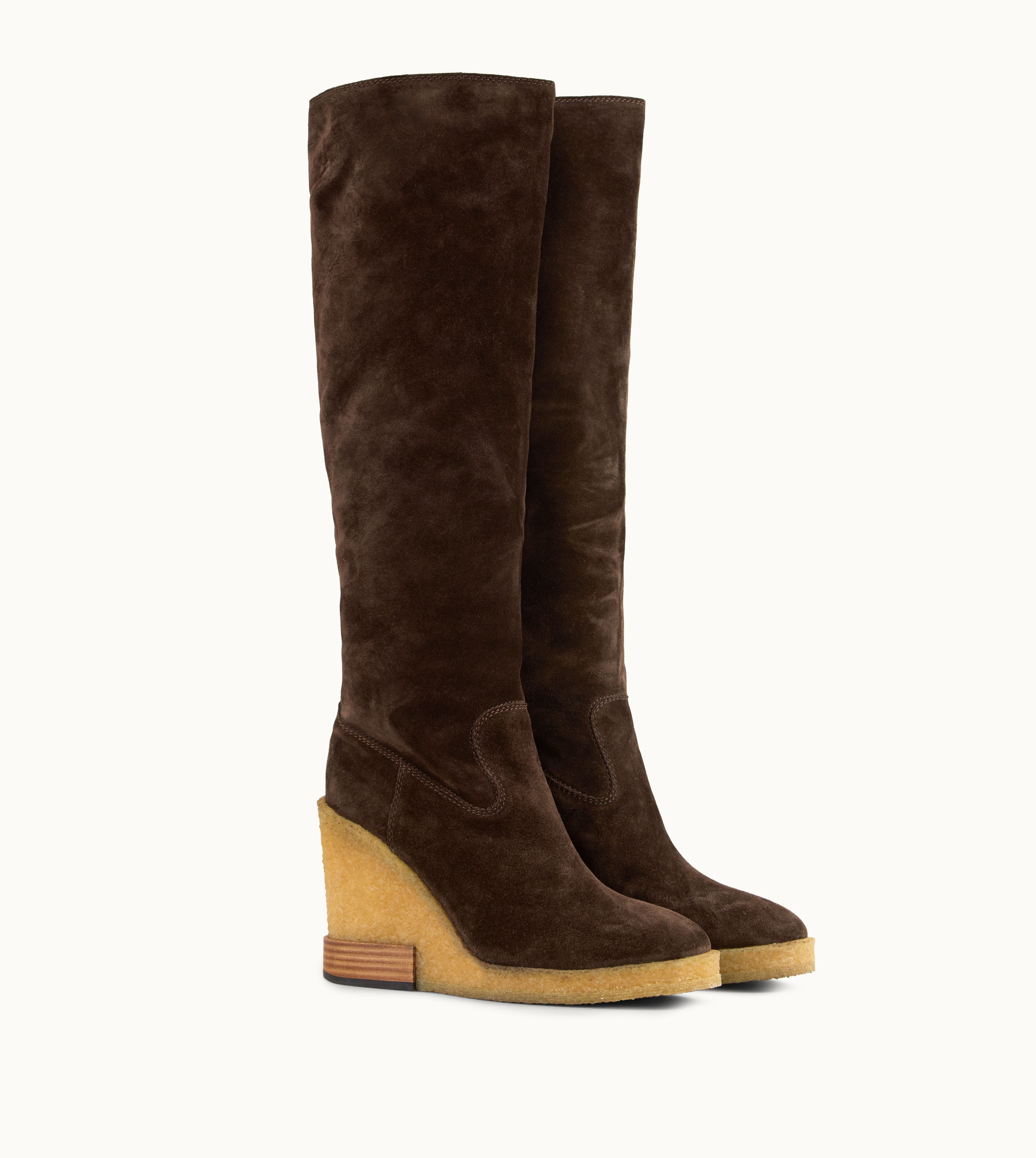 Footwear, Boot, Shoe, Brown, Knee-high boot, Suede, Durango boot, Beige, Leather, Riding boot, 