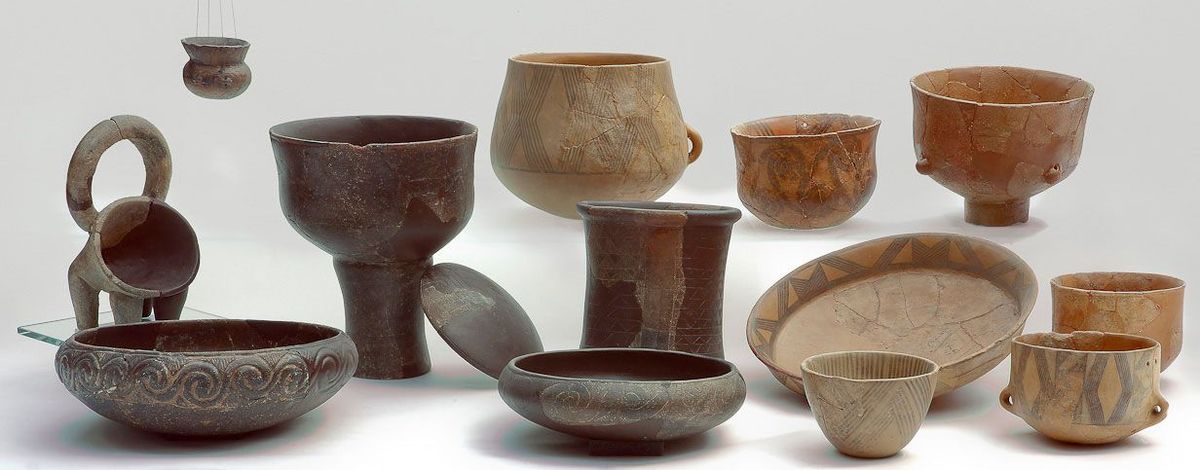 Deze groep potscherven uit het MiddenNeolithicum vertegenwoordigt het soort aardewerk dat ook in het onderzoek naar prehistorische kaas werd geanalyseerd