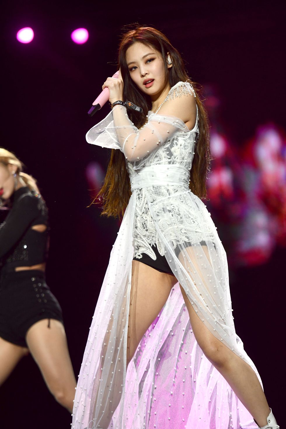 indio, california   april 12 singer jennie kim of blackpink performs onstage during the 2019 coachella valley music and arts festival on april 12, 2019 in indio, california photo by scott dudelsongetty images for coachella