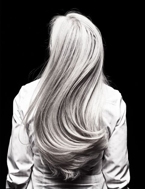 Hair, White, Black, Black-and-white, Hairstyle, Blond, Beauty, Shoulder, Long hair, Monochrome, 