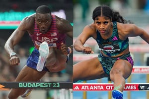 grant holloway y tia jones record del mundo de 60 metros vallas