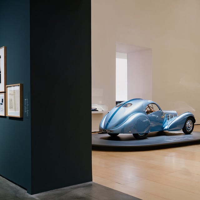 bugatti type 57 atlantic in museum