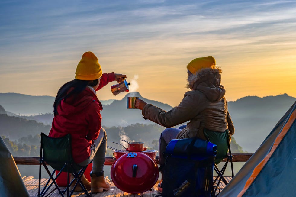 layer up when camping