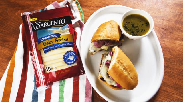 grilled french dip burger
