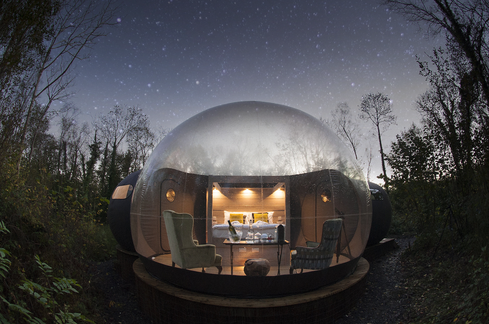 Dome, Sky, Observatory, Photography, Dome, Tree, Night, Yurt, 