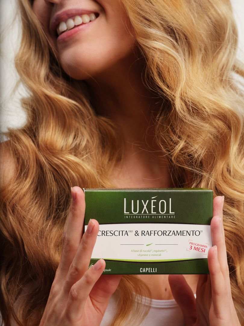 prodotti e integratori capelli luxeol