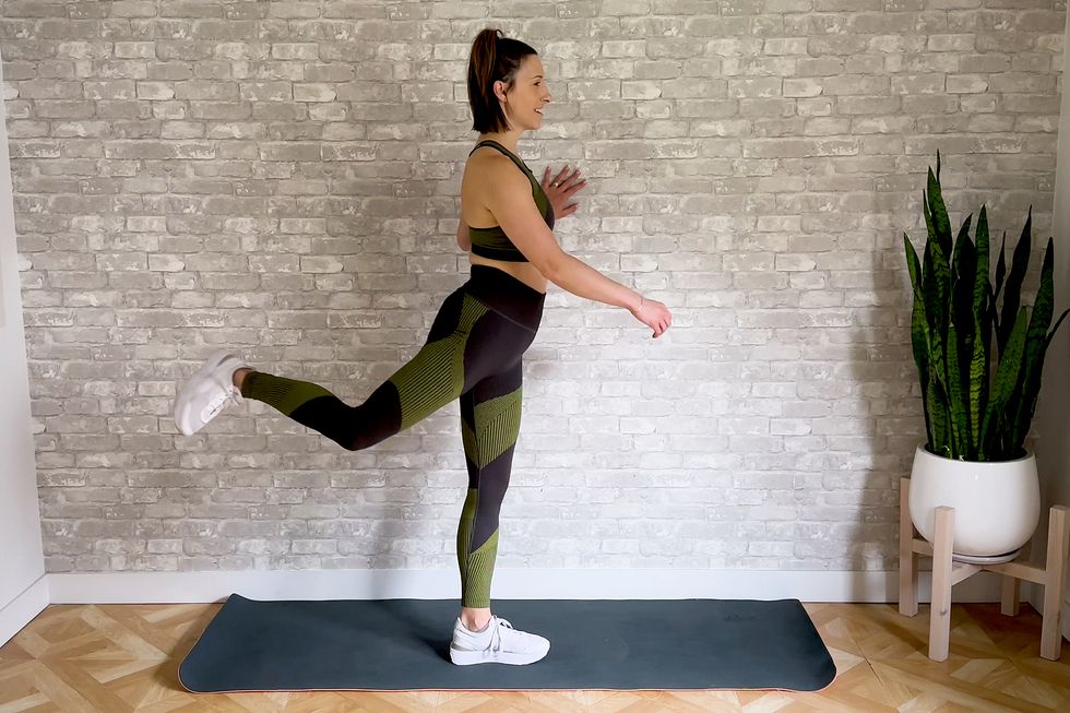 mobility exercises for beginners, leg swing