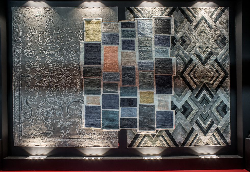La collezione di tappeti moderni Please Wait di Luca Nichetto per Illulian