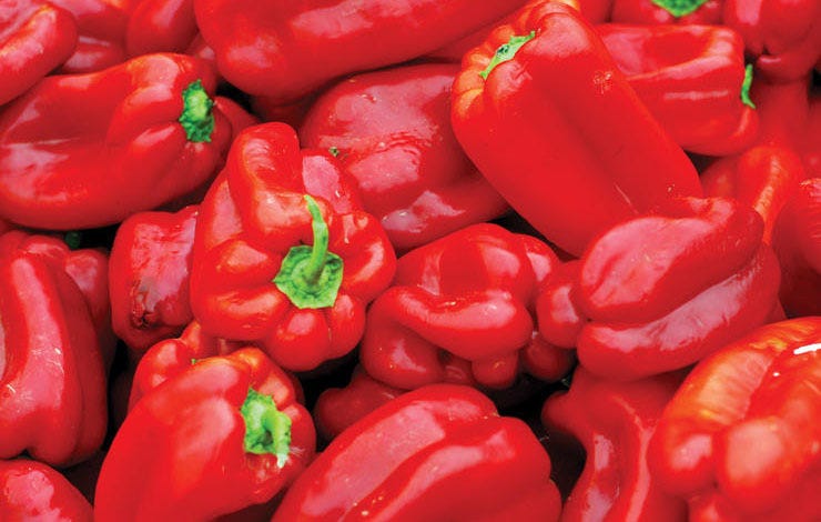 red peppers