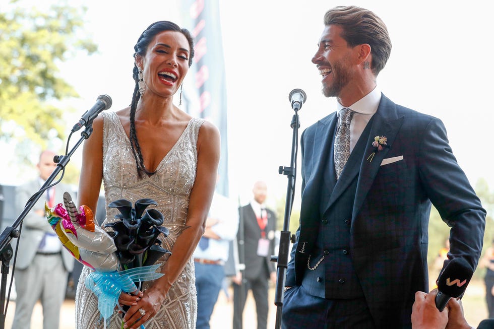 Primeras palabras de Sergio Ramos y Pilar Rubio tras su boda