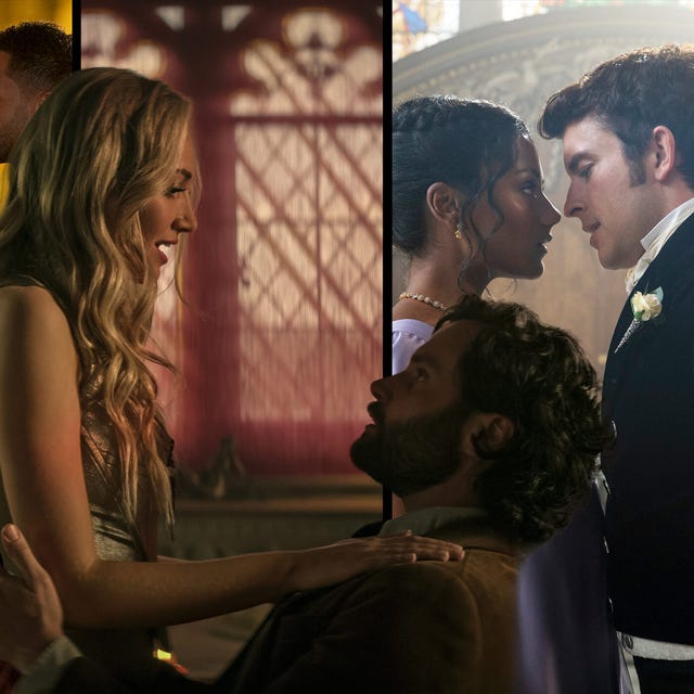 Collage of romantic scenes featuring couples in various intimate situations Collage of romantic scenes featuring couples in various intimate situations