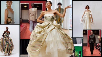fashion showcase displaying various contemporary outfits and styles