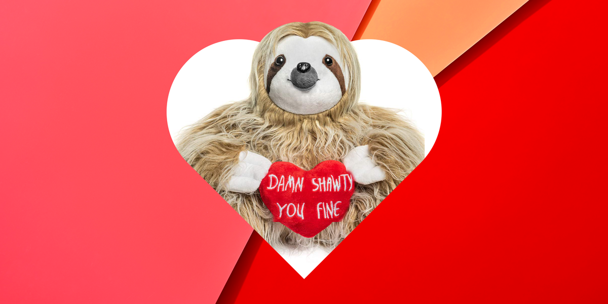 Valentine deals sloth plush