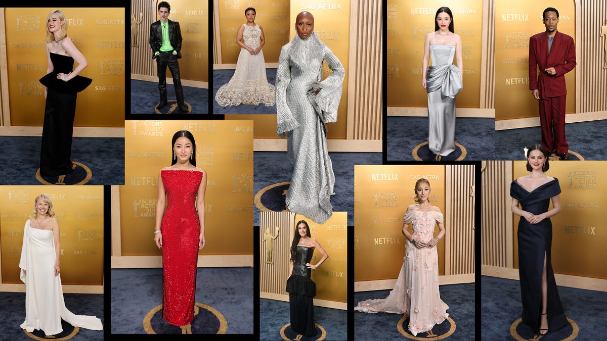 Every celebrity fashion moment from the 2025 SAG Awards