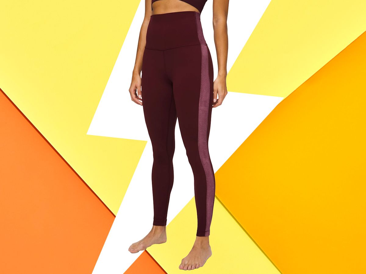 women's lululemon align SHR Legging 28” velvet size 8