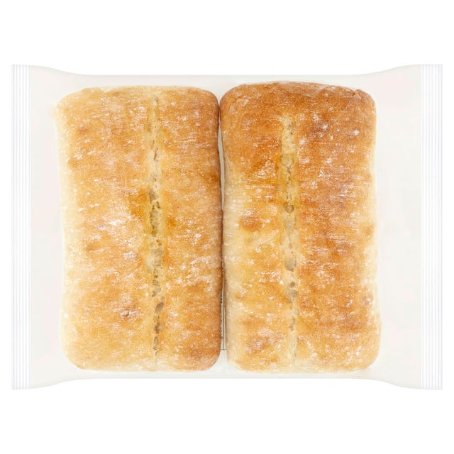 White ciabatta rolls 