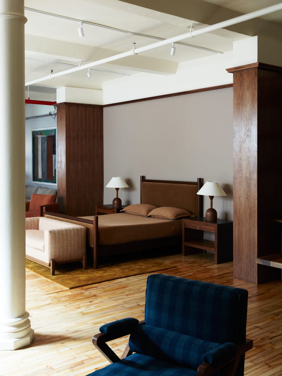 Interior room featuring modern furniture.