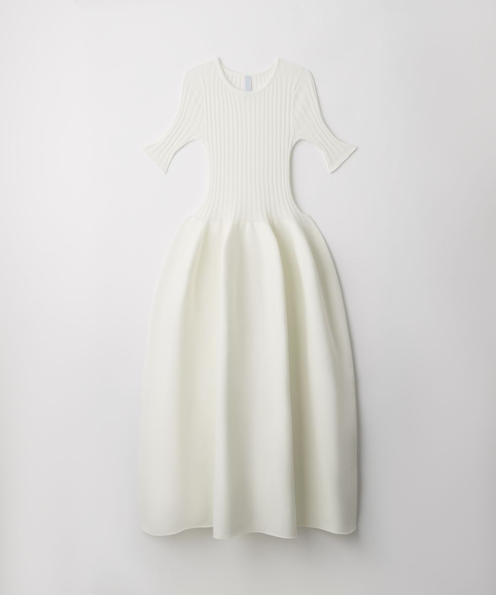 a white dress on a white background