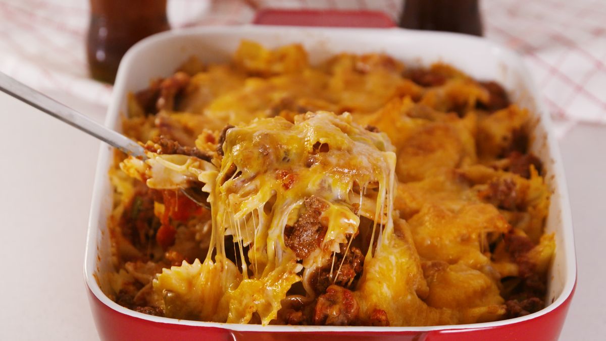 preview for Make This Cheesy Bowtie Bake For Your Next Pasta Night