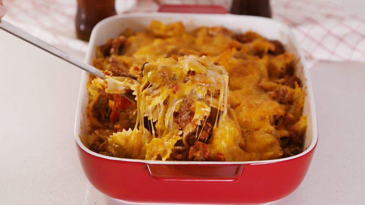 preview for Make This Cheesy Bowtie Bake For Your Next Pasta Night