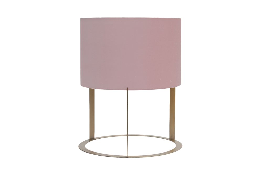 Lamp, Lighting, Violet, Light fixture, Table, Material property, Lampshade, Furniture, Magenta, Lighting accessory, 