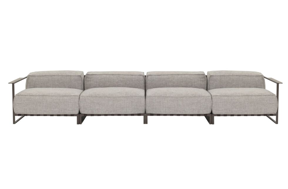 Furniture, Outdoor sofa, Outdoor furniture, Couch, Chair, Sofa bed, studio couch, Beige, Armrest, Comfort, 