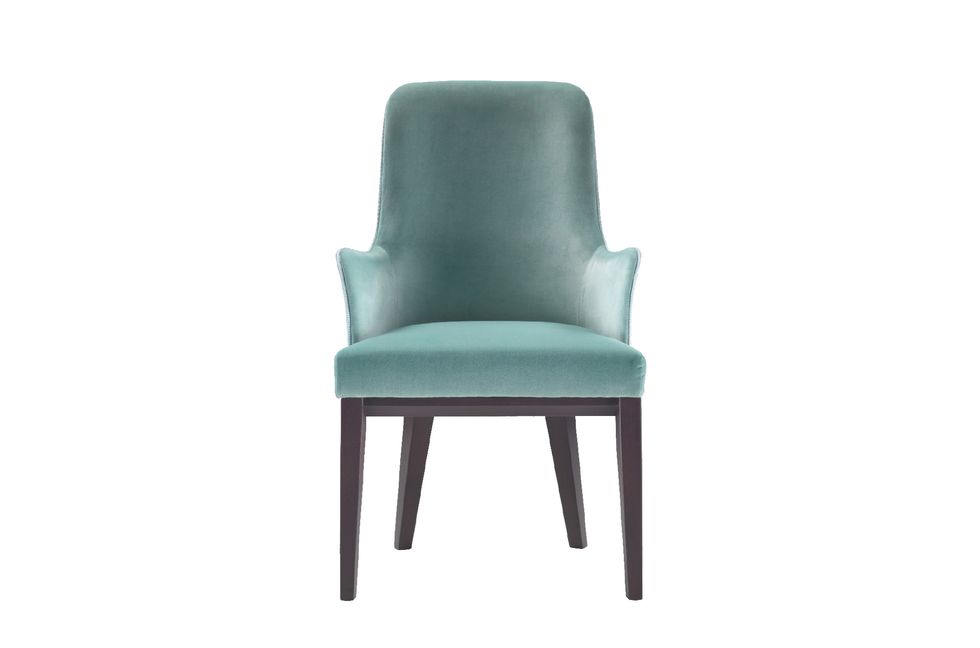 Chair, Furniture, Turquoise, Aqua, Teal, Material property, Room, Turquoise, Leather, 