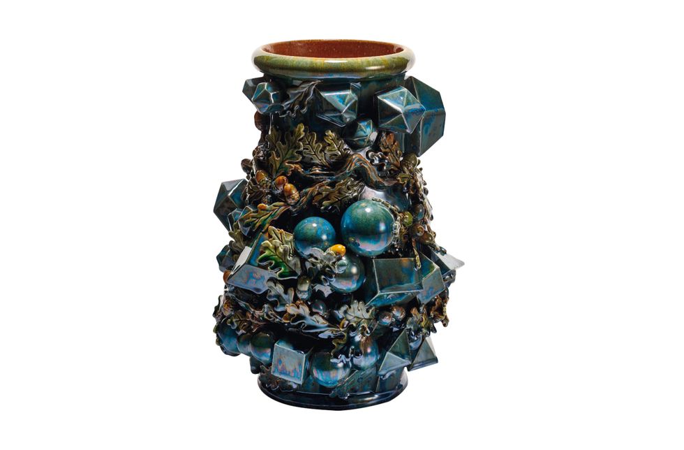 Turquoise, Vase, Turquoise, Gemstone, Artifact, Urn, Fashion accessory, Ceramic, Jewellery, Interior design, 