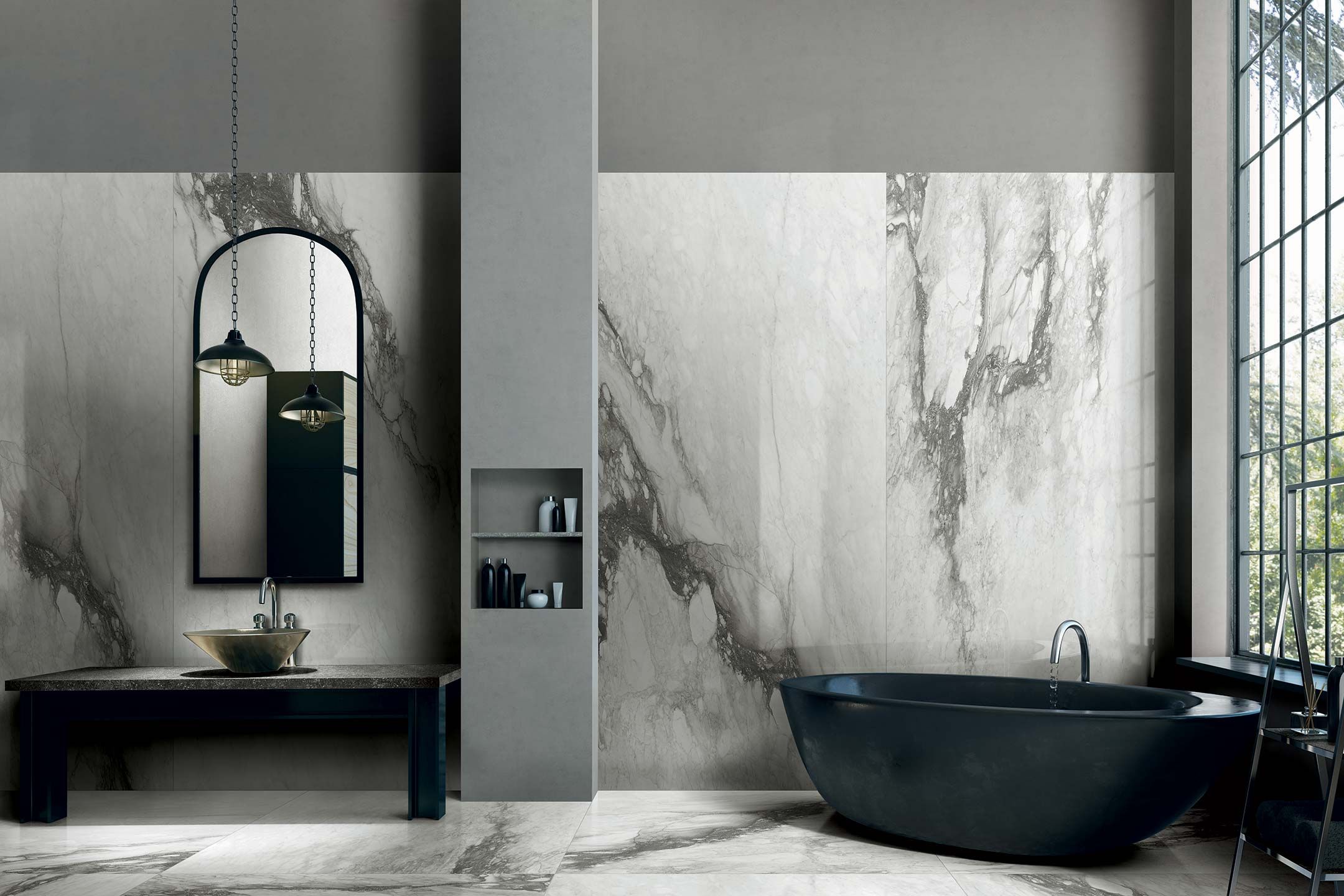 Foto: Effetto Marmo Per il Tuo Bagno di Gulliver Ceramiche Srl #591115 -  Habitissimo