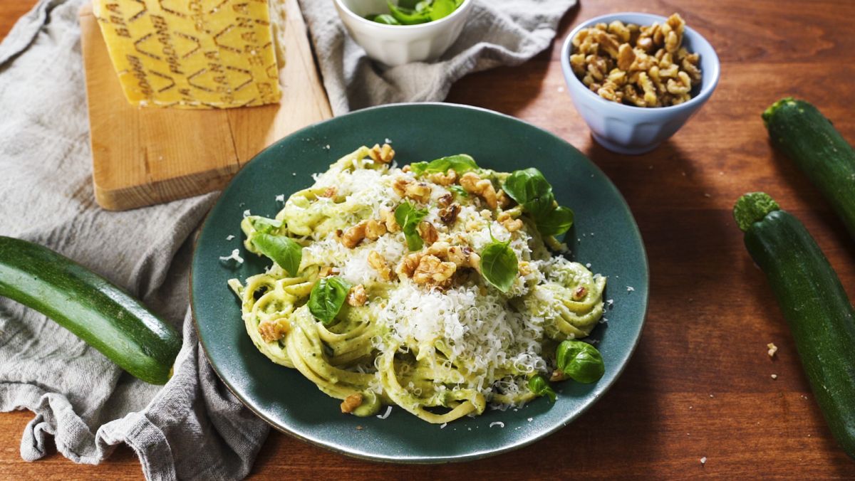 preview for Creamy Zucchini Pasta Is How We Prefer To Eat Our Veggies
