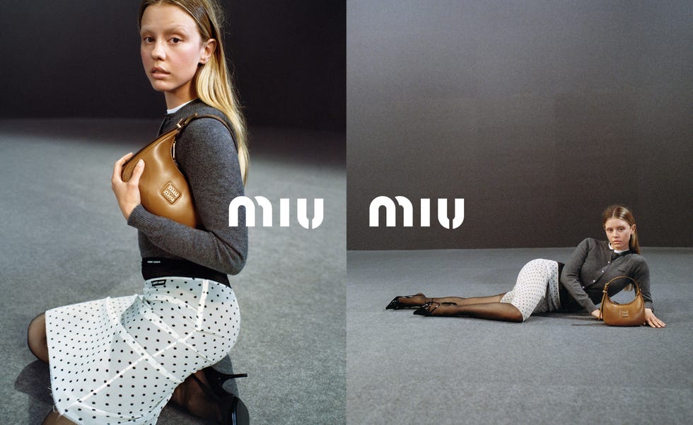 miu miu mia goth fw23 campaign