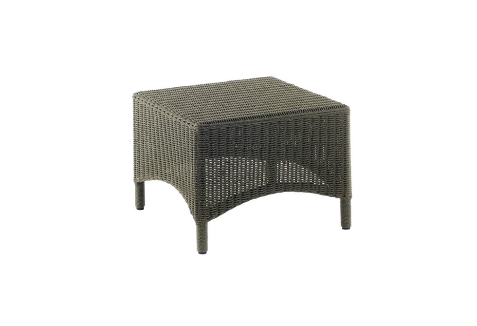 Furniture, Wicker, Outdoor table, Table, Outdoor furniture, Coffee table, Rectangle, Stool, End table, Square, 