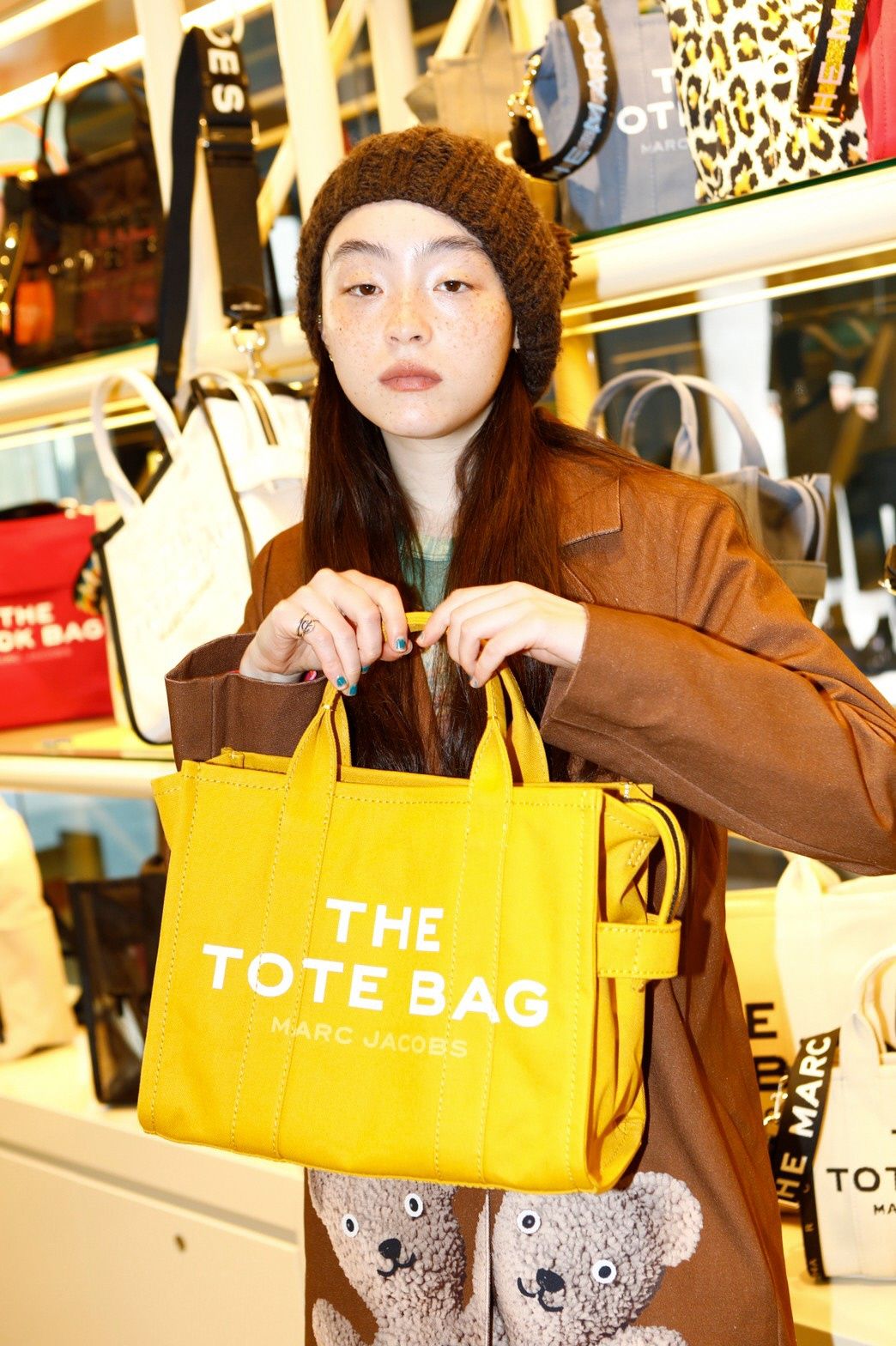 heaven marc jacobs ヘブン バッグ 青 ダブルヘッドベア