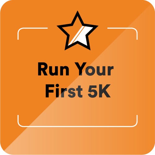 Orange, Line, Font, run your first 5k