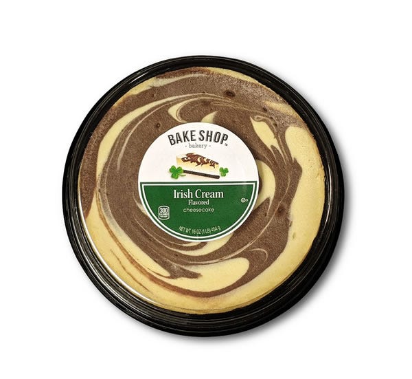 aldi irish cream cheesecake