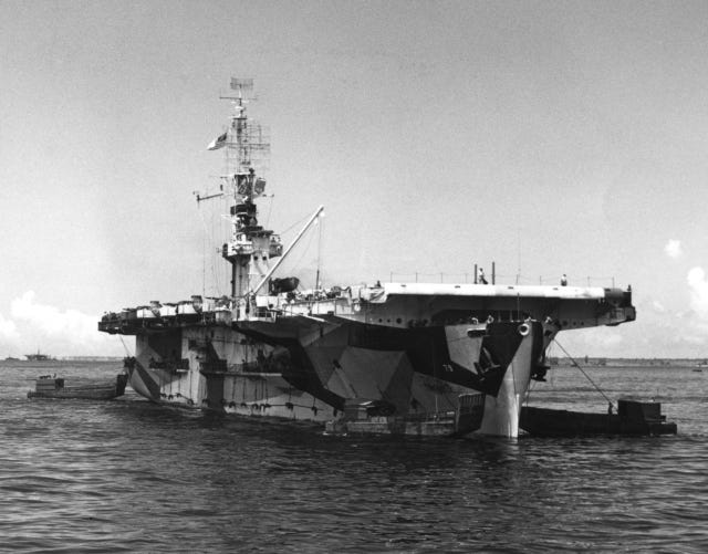 An Aircraft Carrier Disabled by Kamikazes Has Finally Been Found