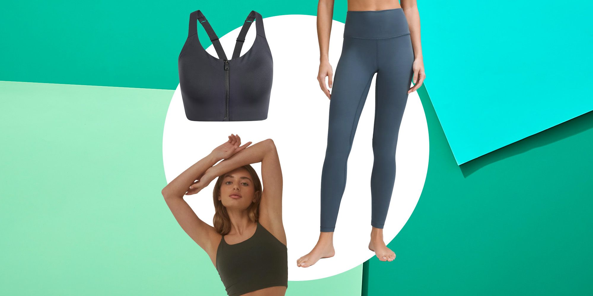 2 Pieces Fitness Yoga Set Women Solid Color Stretchy Sports Suit Gym Bras  High Waist Leggings Female Breathable Workout Clothes