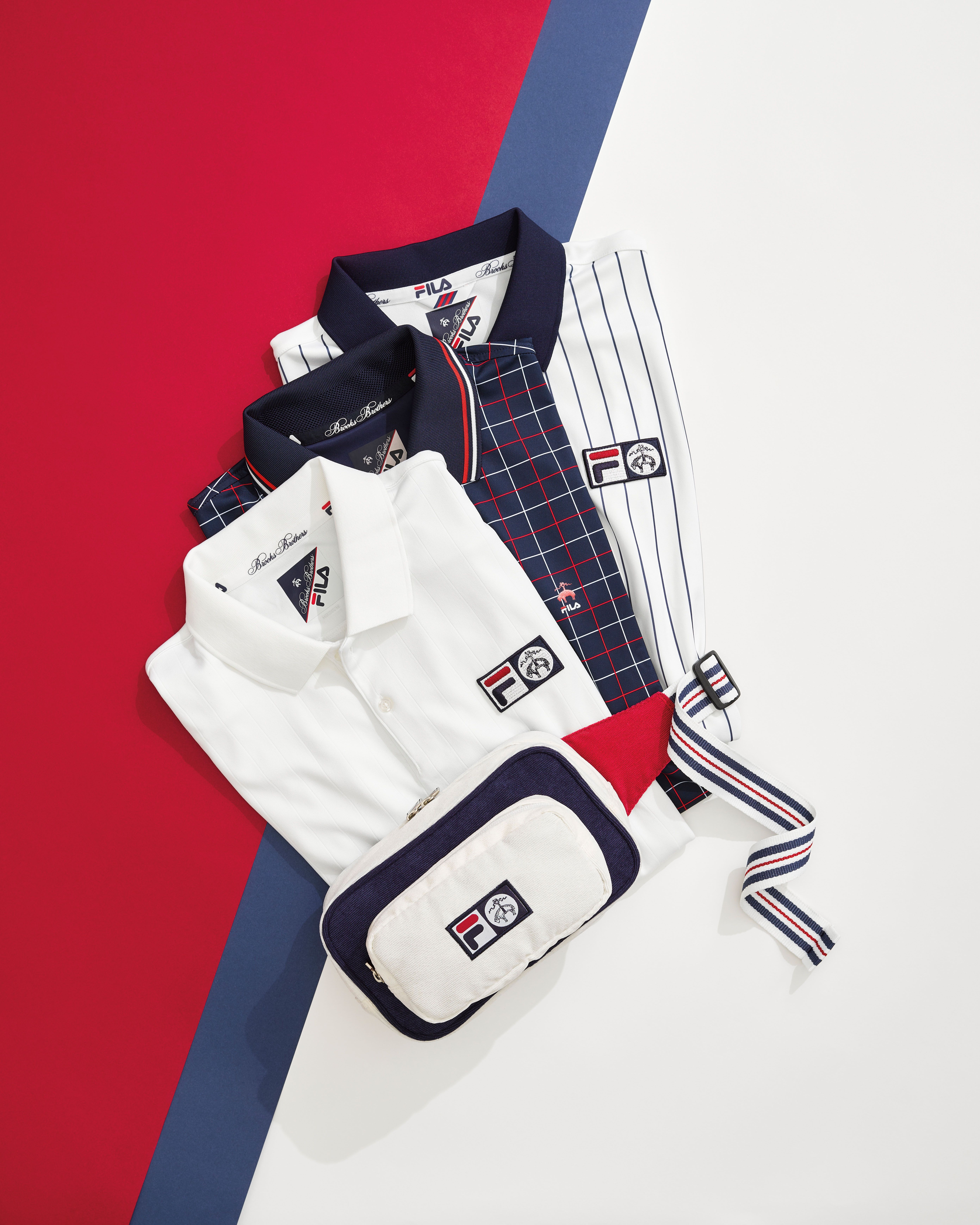 ブルックス ブラザーズ x FILA」コラボレーションコレクションを発売