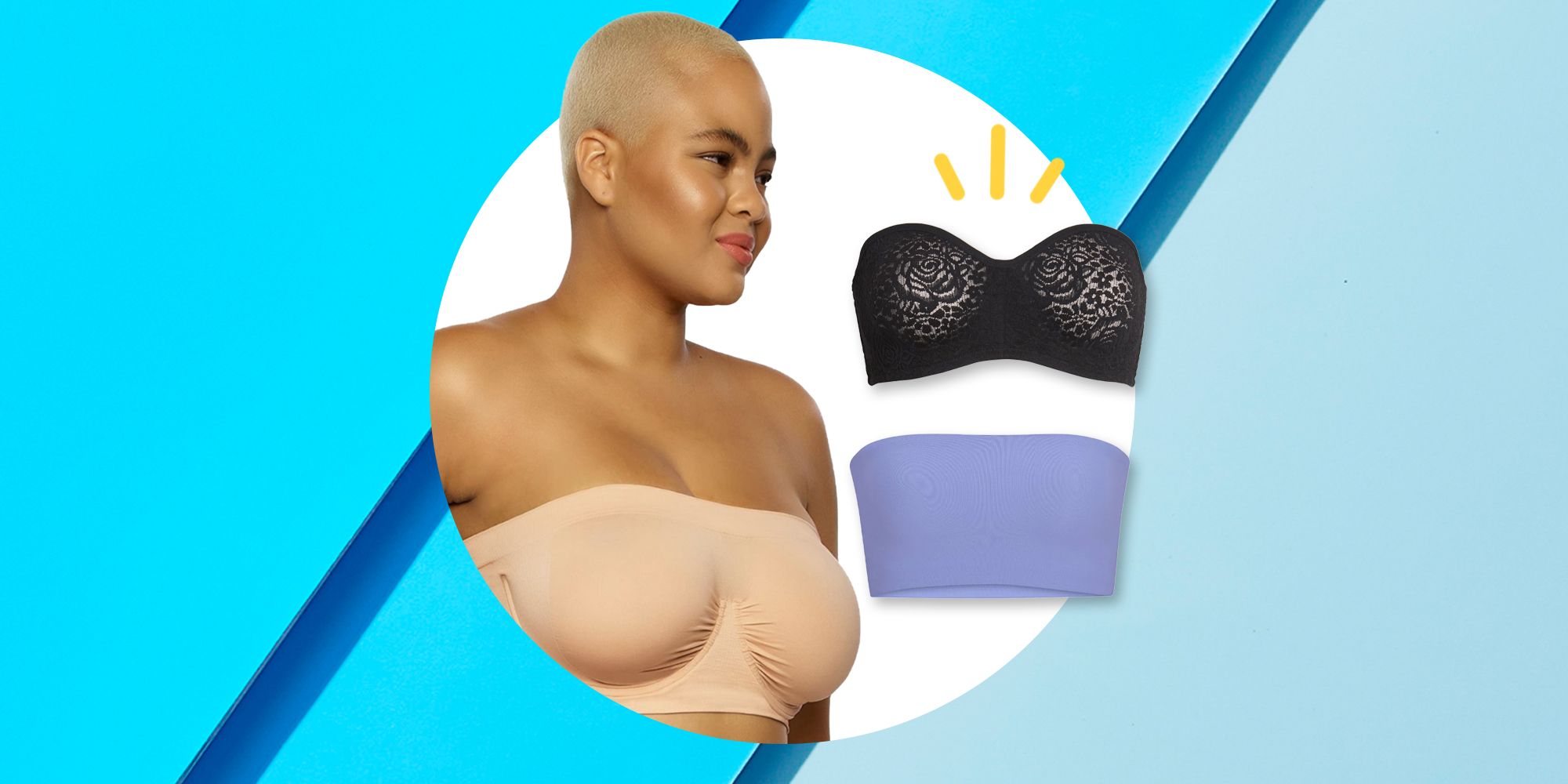 14 Best Bandeau Bras With Padding, Removable Straps, And More