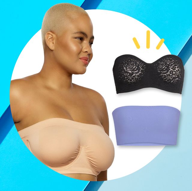 14 Best Bandeau Bras With Padding, Removable Straps, And More