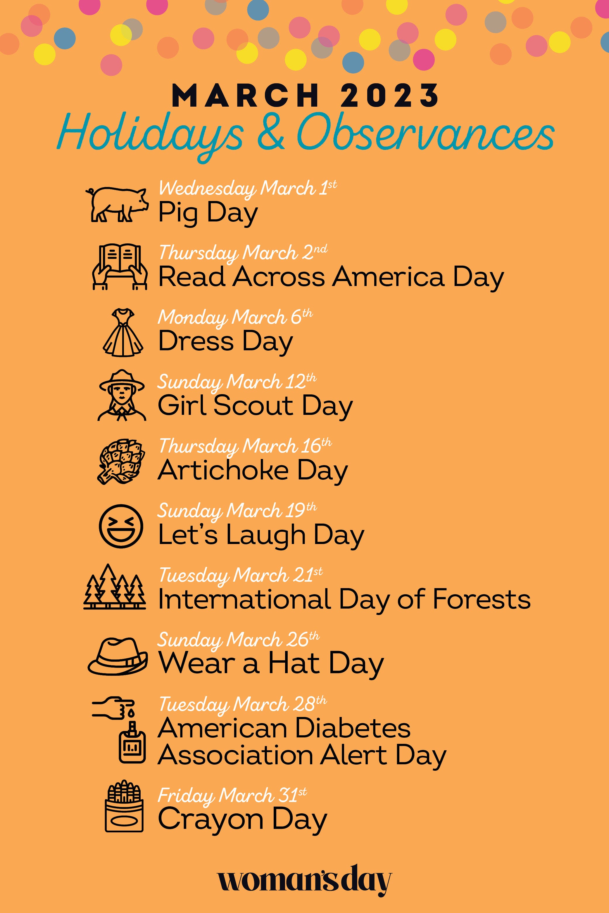 How Many Months Away Is March March Holidays and Observances 2024 - Full March Calendar