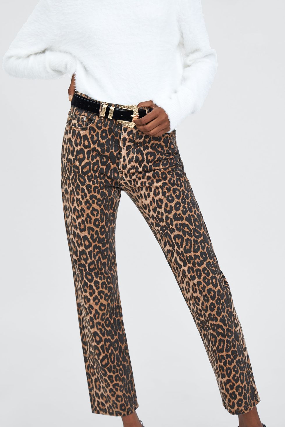 bolso Inhibir Toro Pantalones leopardo Zara - Estos pantalones son los más vendidos de Zara