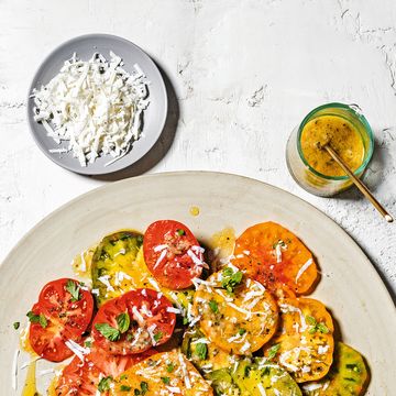 heirloom tomato, oregano, and ricotta salata