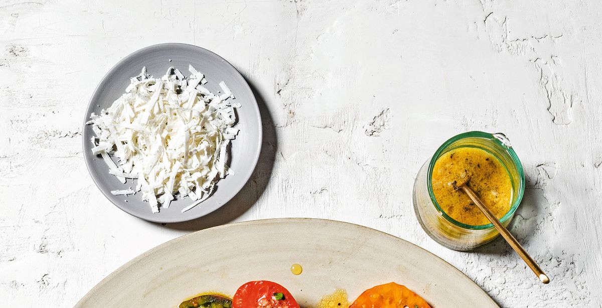 Heirloom Tomatoes with Ricotta and Savory Granola Recipe - Justin