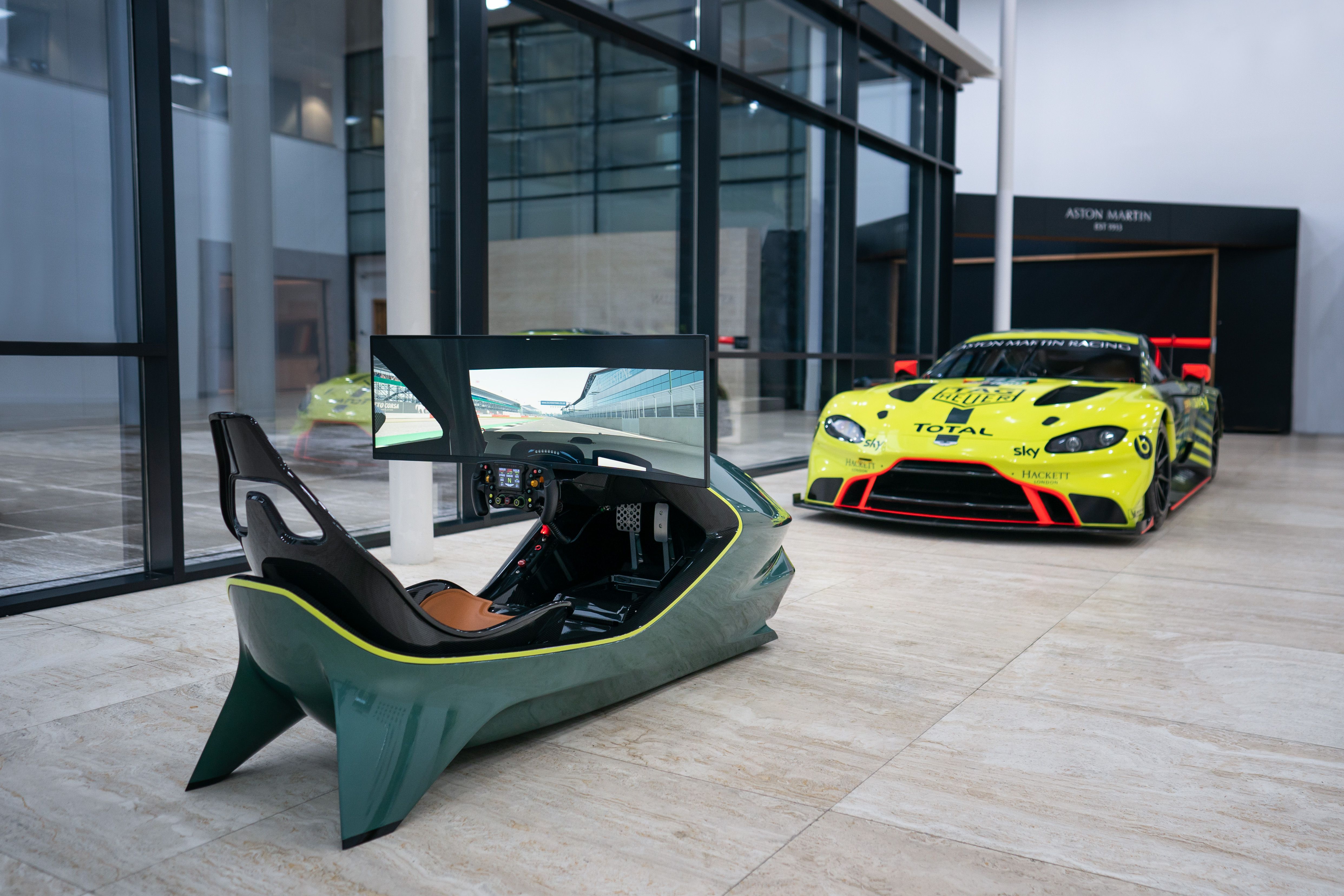 We Tried Aston Martin's $80,000 Curved-Screen Racing Simulator