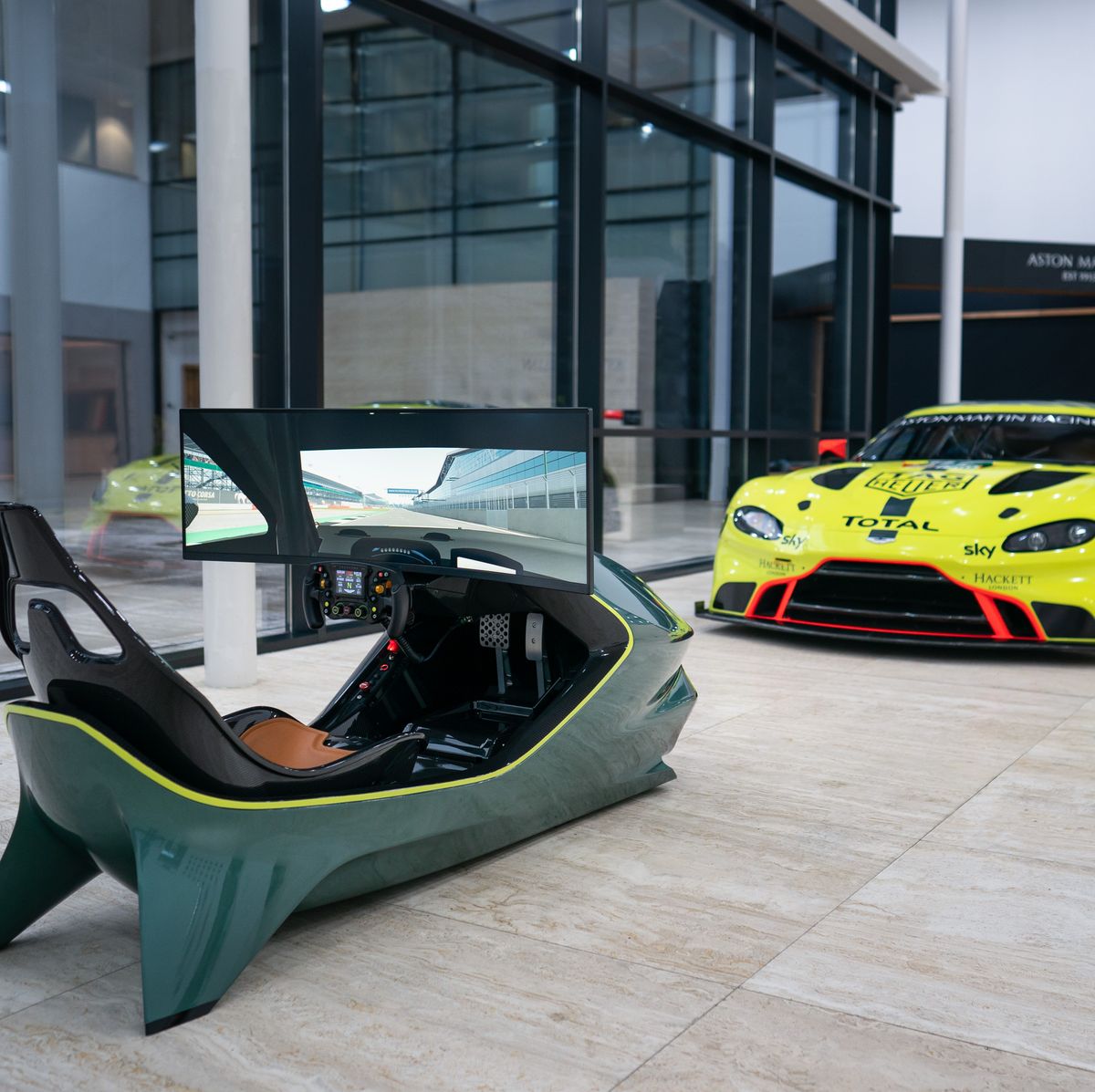 We Tried Aston Martin's $80,000 Curved-Screen Racing Simulator